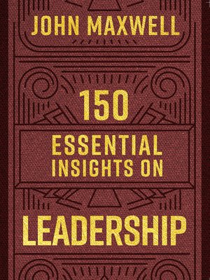 cover image of 150 Essential Insights on Leadership